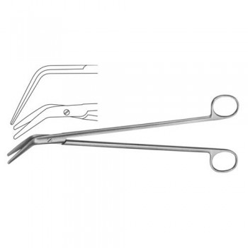 Dissecting Scissor for Cutting of Bowel Angled 60° , 28 cm - 11"
